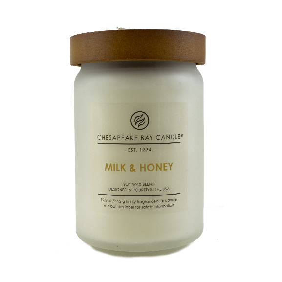 Chesapeake Milk & Honey Glass Candle